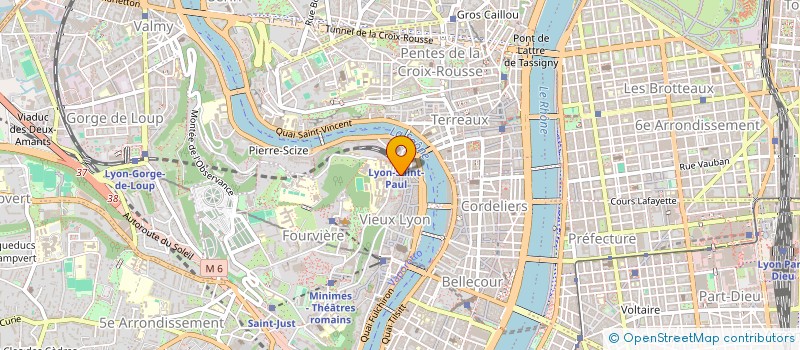 localisation de l'entreprise LES ENCAVES à LYON