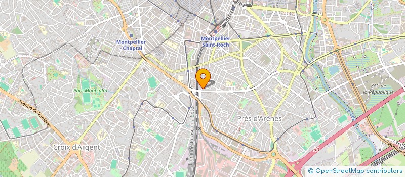 localisation de l'entreprise LES ENCHANTEURS à MONTPELLIER
