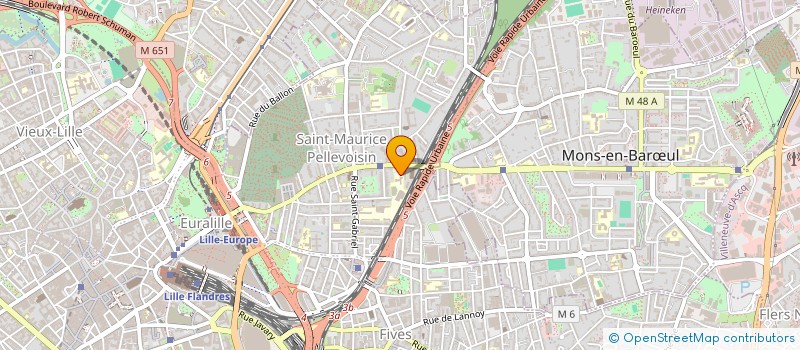 localisation de l'entreprise LES ENCHANTEURS DU FAUBOURG à LILLE