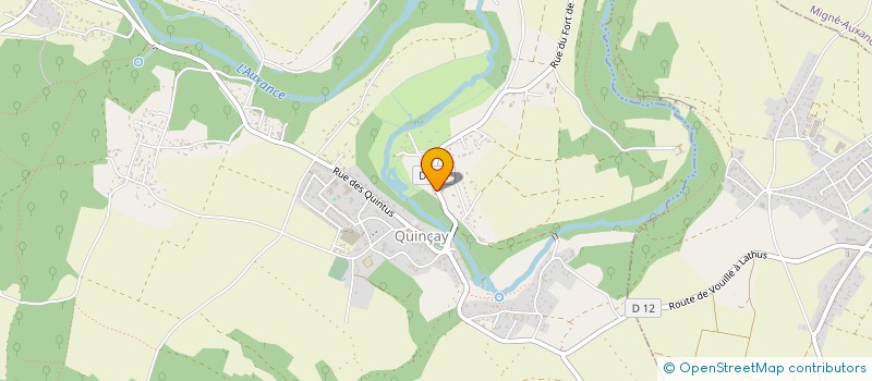 localisation de l'entreprise LES ENCLOS  QUINCAY