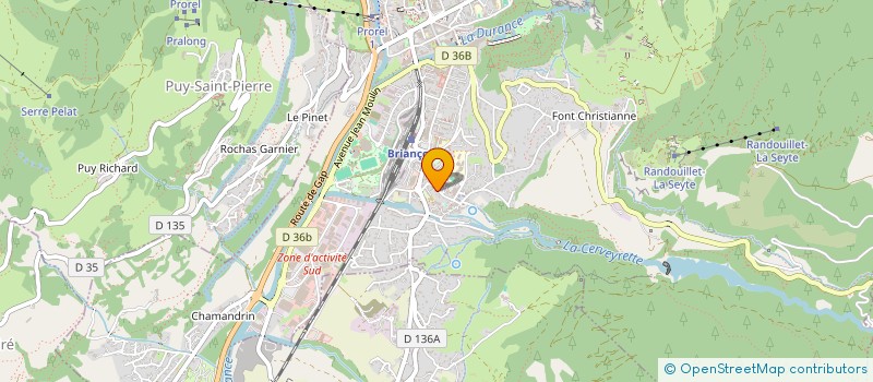 localisation de l'entreprise LES ENDOGIRLS à BRIANCON