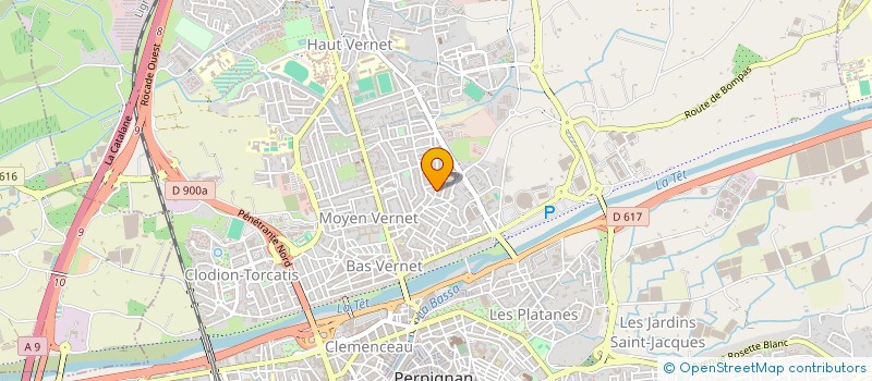 localisation de l'entreprise LES ENDUITS CATALANS  PERPIGNAN