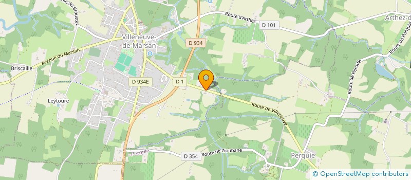 localisation de l'entreprise LES ENDUITS D ALBRET SARL à VILLENEUVE-DE-MARSAN