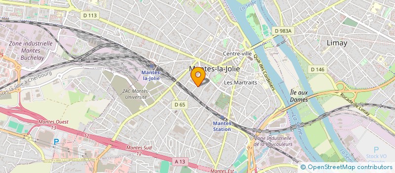 localisation de l'entreprise LES ENDUITS DE LORRAINE  MANTES-LA-JOLIE