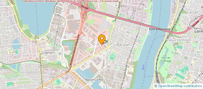 localisation de l'entreprise LES ENDUITS DU BASSIN A FLOT à BORDEAUX