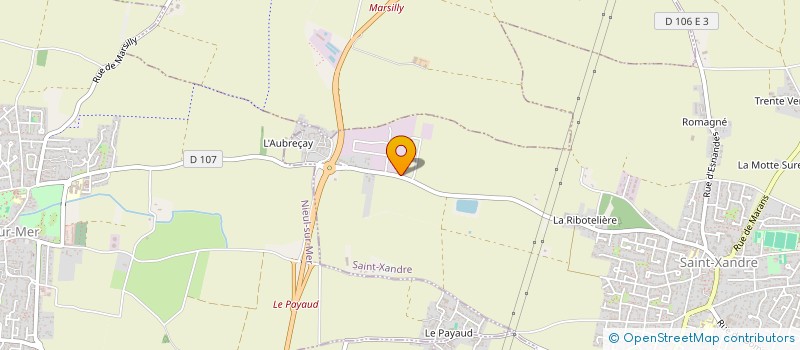 localisation de l'entreprise LES ENDUITS ROCHELAIS  AYTRE