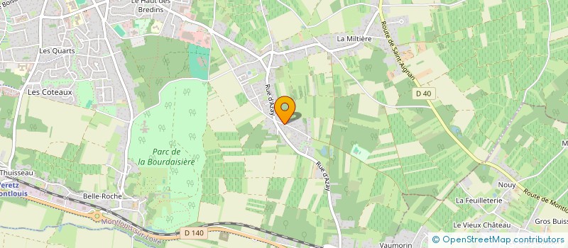 localisation de l'entreprise LES ENDURCIS  MONTLOUIS-SUR-LOIRE