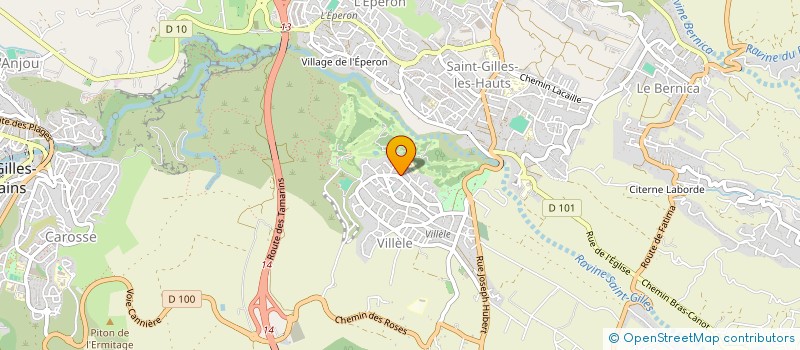 localisation de l'entreprise LES ENERGIES VIBRATOIRES à SAINT-PAUL