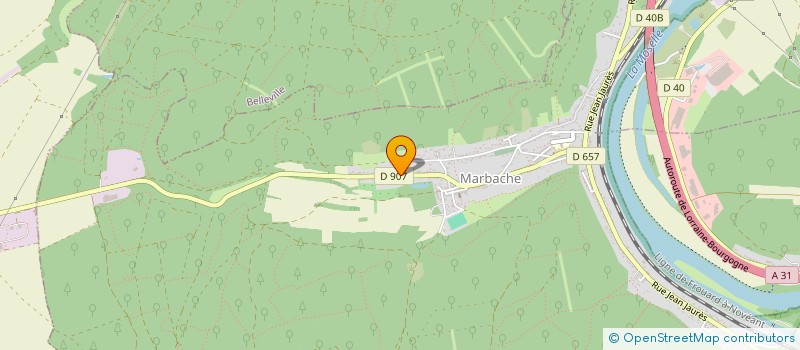 localisation de l'entreprise LES ENERGU'SCENE  MARBACHE