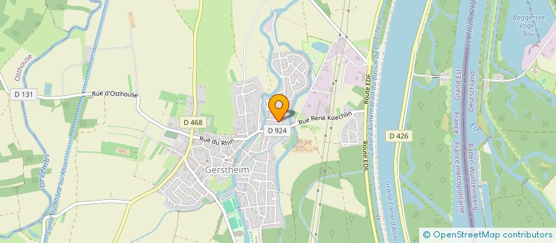 localisation de l'entreprise LES ENFANTS  GERSTHEIM