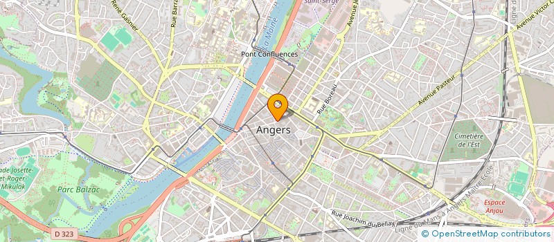 localisation de l'entreprise LES ENFANTS à ANGERS