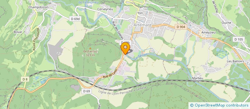 localisation de l'entreprise LES ENFANTS D'ABORD  ARTEMARE