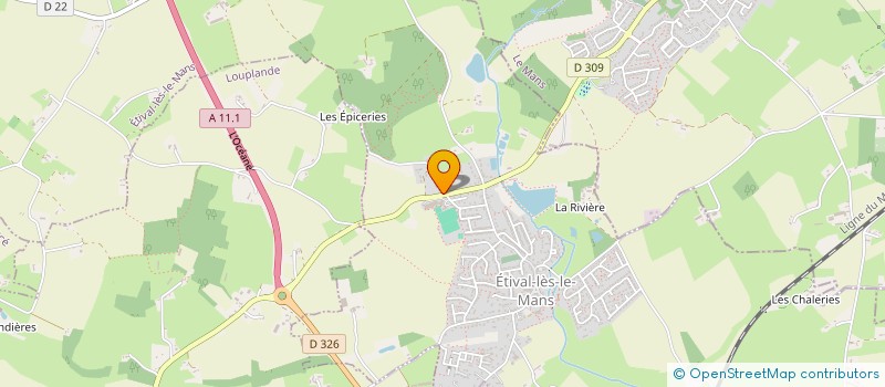 localisation de l'entreprise LES ENFANTS D'ABORD  ETIVAL-LES-LE-MANS