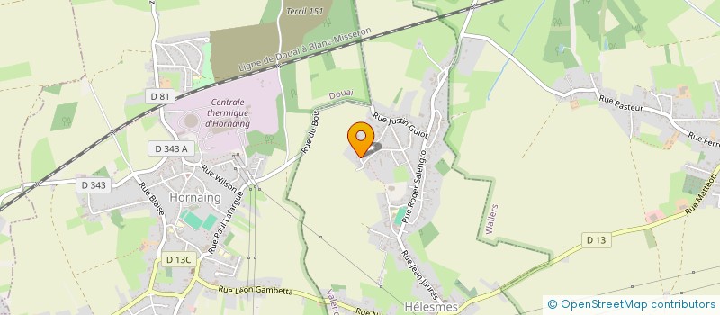 localisation de l'entreprise LES ENFANTS D'ABORD  HELESMES