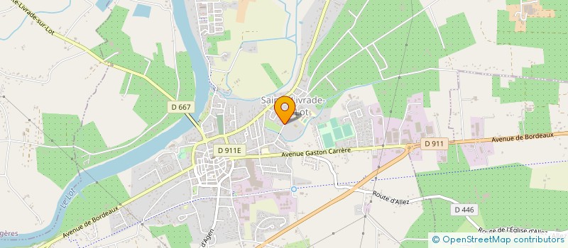 localisation de l'entreprise LES ENFANTS D'ABORD à SAINTE-LIVRADE-SUR-LOT