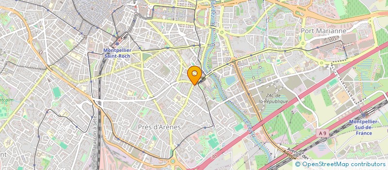 localisation de l'entreprise LES ENFANTS D'ADAM à MONTPELLIER