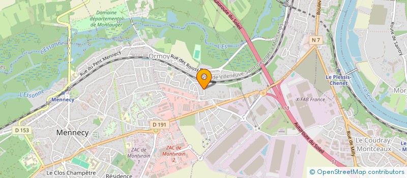 localisation de l'entreprise LES ENFANTS D'AGI  ORMOY