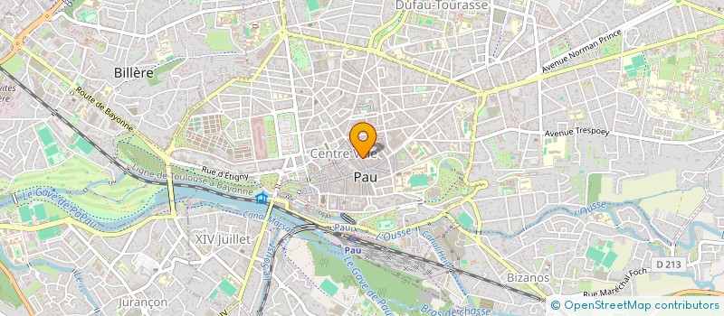 localisation de l'entreprise LES ENFANTS D'ALIX à PAU