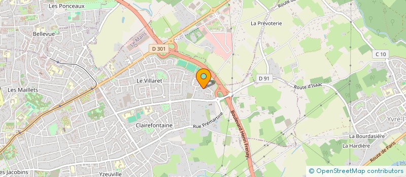 localisation de l'entreprise LES ENFANTS D'ALYZA  LE MANS