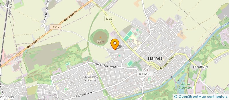 localisation de l'entreprise LES ENFANTS D'AZATHOTH  HARNES