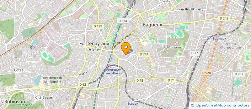 localisation de l'entreprise LES ENFANTS D EMMANUEL à FONTENAY-AUX-ROSES