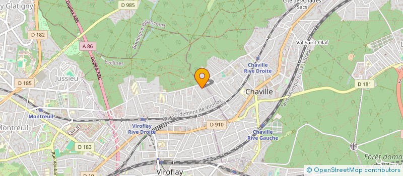 localisation de l'entreprise LES ENFANTS D'ERNEST à VIROFLAY