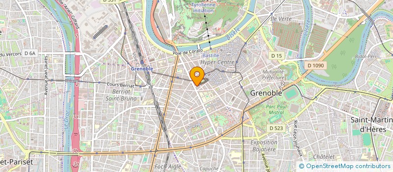 localisation de l'entreprise LES ENFANTS D'ESTRELLA  GRENOBLE