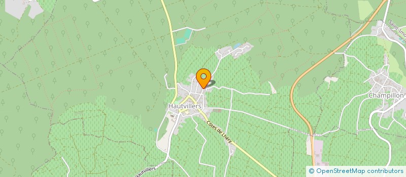 localisation de l'entreprise LES ENFANTS DE BACCHUS  HAUTVILLERS