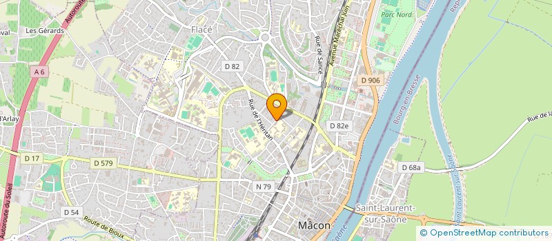 localisation de l'entreprise LES ENFANTS DE BEL AIR à MACON