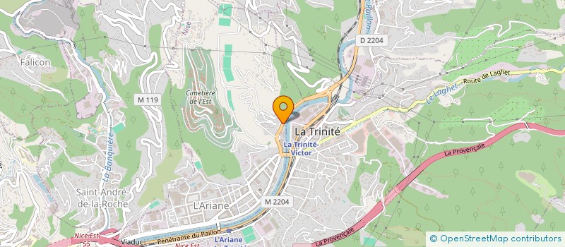 localisation de l'entreprise LES ENFANTS DE CALCUTTA à NICE
