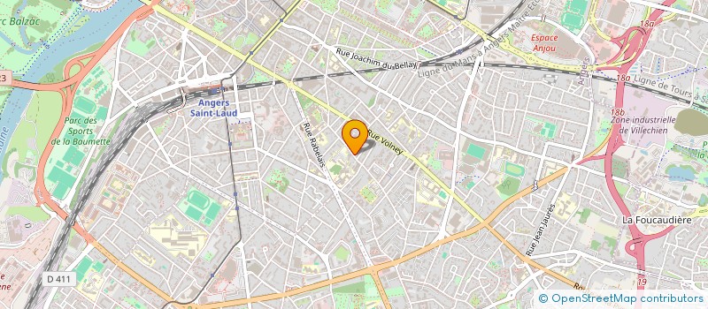 localisation de l'entreprise LES ENFANTS DE CAYENNE à ANGERS