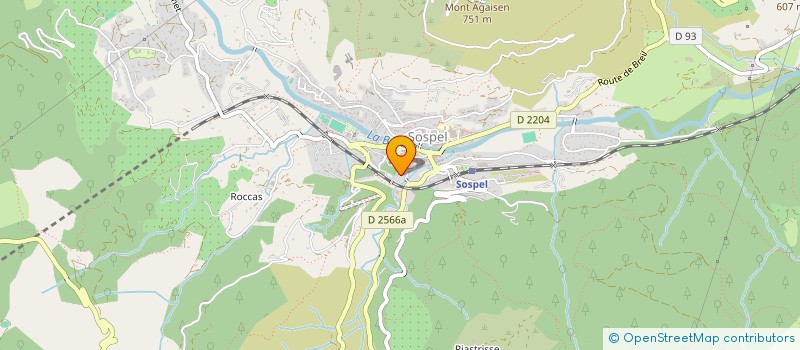 localisation de l'entreprise LES ENFANTS DE CLAUDIA  SOSPEL