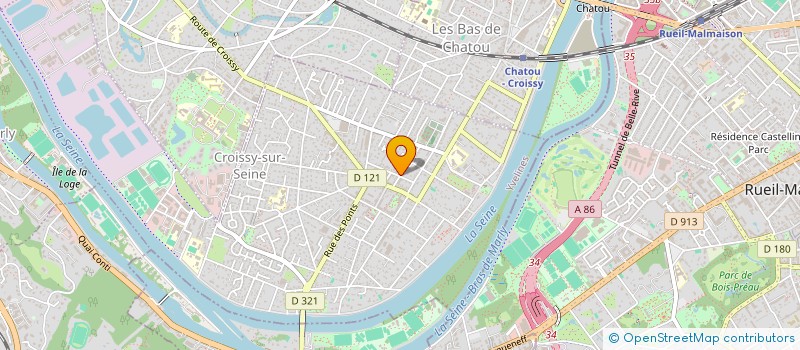 localisation de l'entreprise LES ENFANTS DE COEUR  CROISSY-SUR-SEINE