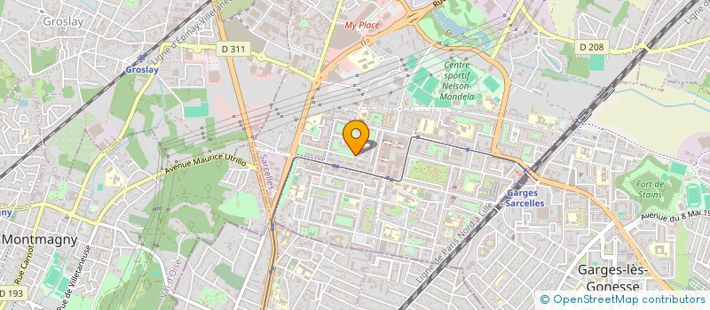 localisation de l'entreprise LES ENFANTS DE COTE D'IVOIRE  SARCELLES