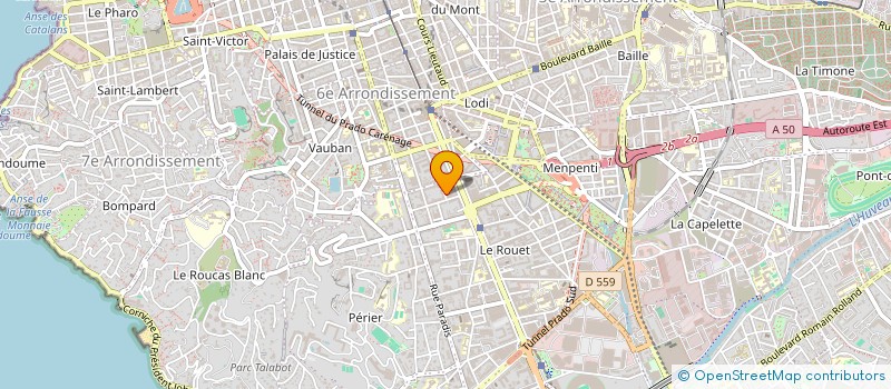 localisation de l'entreprise LES ENFANTS DE CUBA à MARSEILLE