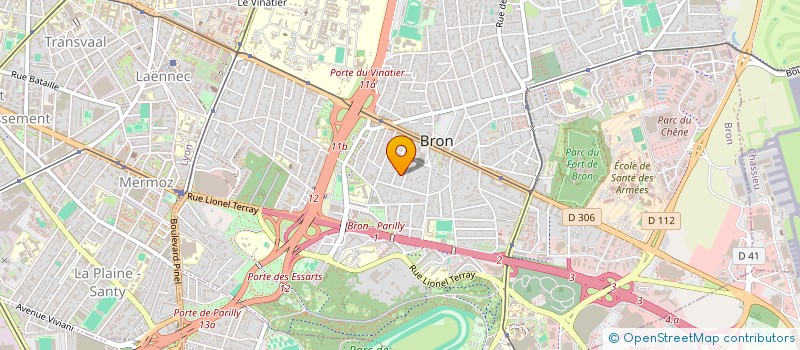 localisation de l'entreprise LES ENFANTS DE DAGON à BRON