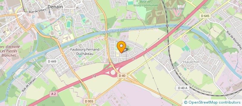 localisation de l'entreprise LES ENFANTS DE DESCARTES  DENAIN