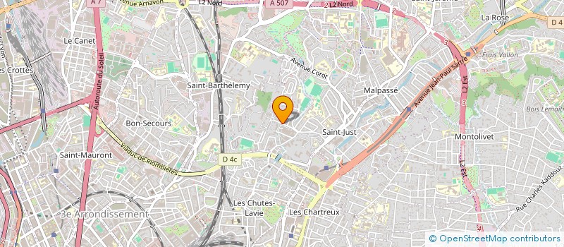 localisation de l'entreprise LES ENFANTS DE DIDA  MARSEILLE