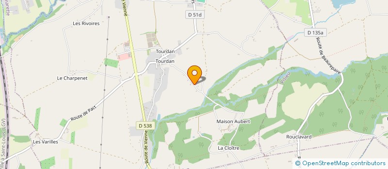 localisation de l'entreprise LES ENFANTS DE GAIA  REVEL-TOURDAN