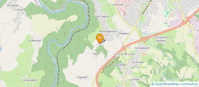 localisation de l'entreprise LES ENFANTS DE GAIA à MONISTROL-SUR-LOIRE