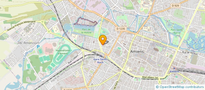 localisation de l'entreprise LES ENFANTS DE GEORGES RAQUET à AMIENS