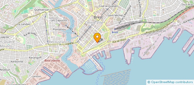localisation de l'entreprise LES ENFANTS DE GUTENBERG à BREST