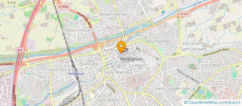 localisation de l'entreprise LES ENFANTS DE HENRI BOUVIER à PERPIGNAN