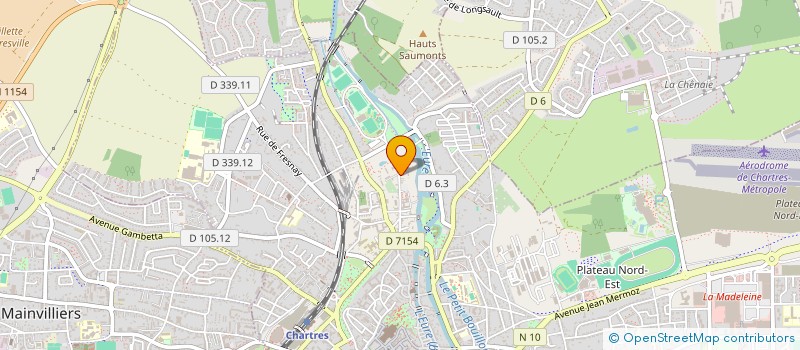 localisation de l'entreprise LES ENFANTS DE JEAN ROYNEAU à CHARTRES
