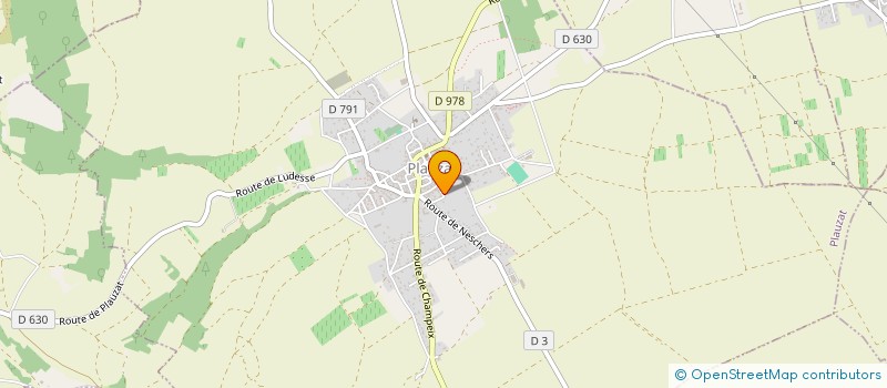 localisation de l'entreprise LES ENFANTS DE JOSE  PLAUZAT