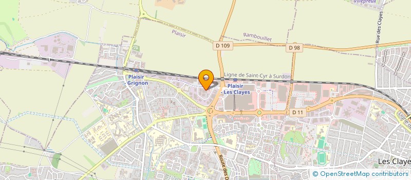 localisation de l'entreprise LES ENFANTS DE KAMA  PLAISIR