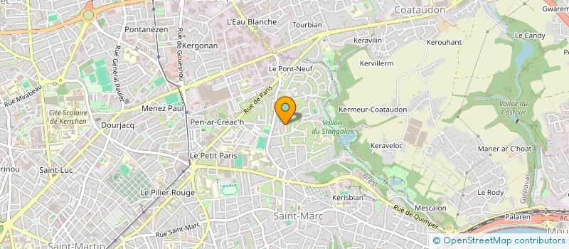localisation de l'entreprise LES ENFANTS DE KLANG LEU à BREST