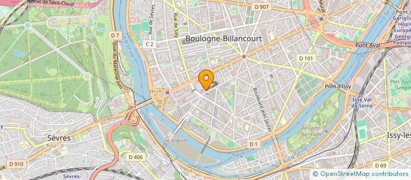 localisation de l'entreprise LES ENFANTS DE L ESPOIR à BOULOGNE-BILLANCOURT