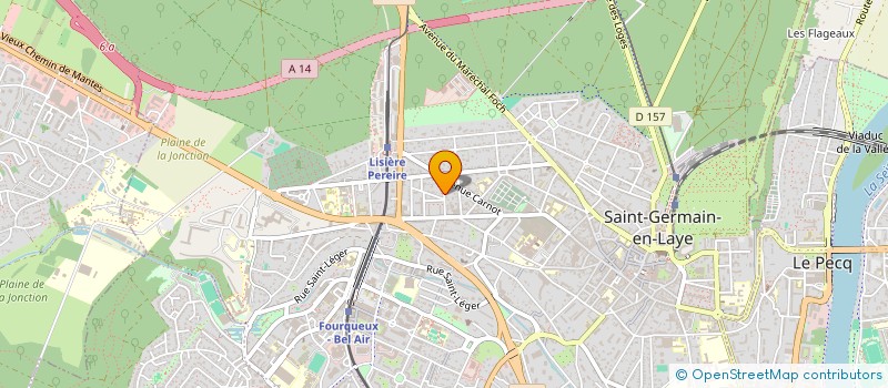 localisation de l'entreprise LES ENFANTS DE LA CHARITE à SAINT-GERMAIN-EN-LAYE