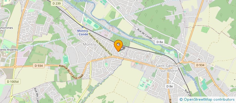 localisation de l'entreprise LES ENFANTS DE LA CONTEMPORAINE  MONTRY